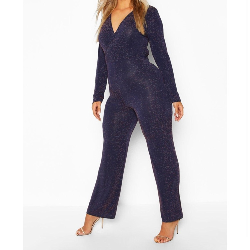 BooHoo Sparkly Jumpsuit